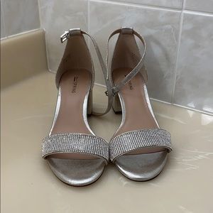 Aldo Metallic Low Heels